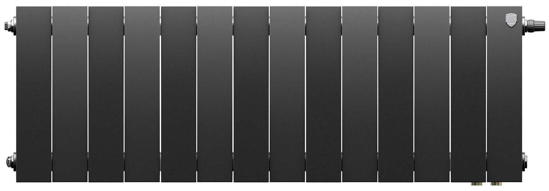 Royal Thermo PianoForte 300 Чёрный VR80 - 14 секц. биметаллический радиатор