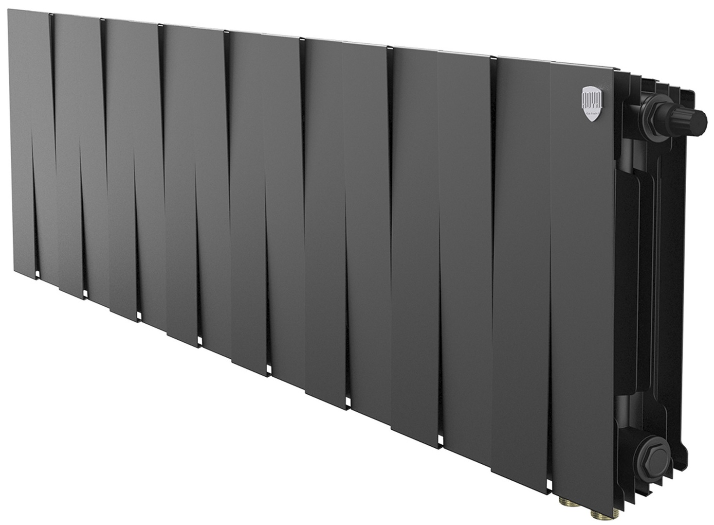Royal Thermo PianoForte 300 Чёрный VR80 - 16 секц. биметаллический радиатор
