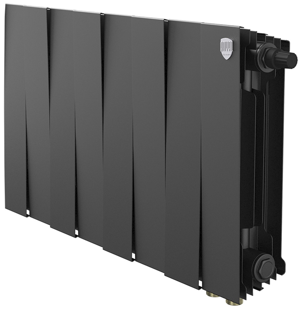 Royal Thermo PianoForte 300 Чёрный VR80 - 8 секц. биметаллический радиатор