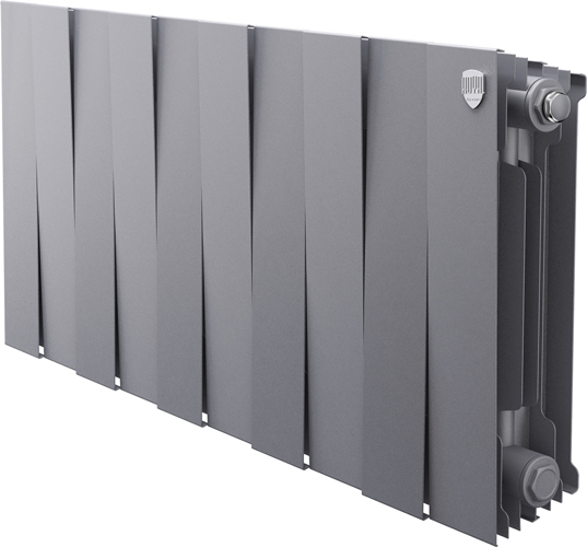 Royal Thermo PianoForte 300 Серебристый - 10 секц. биметаллический радиатор