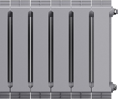 Royal Thermo PianoForte 300 Серебристый - 14 секц. биметаллический радиатор