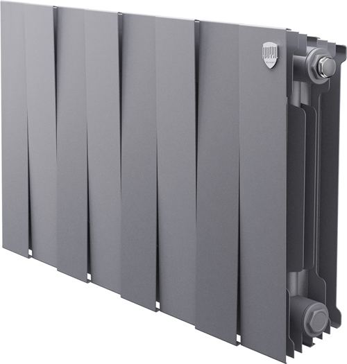Royal Thermo PianoForte 300 Серебристый - 8 секц. биметаллический радиатор
