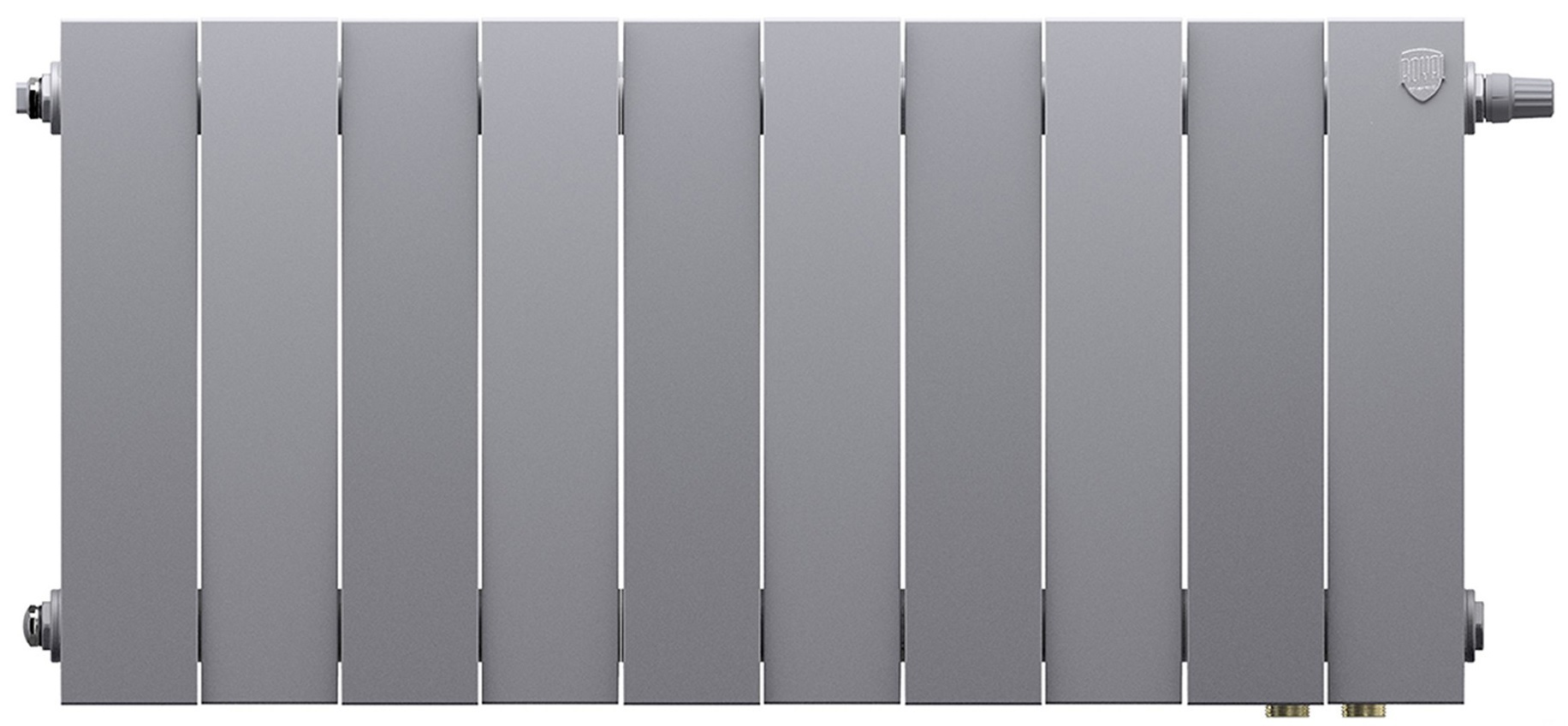 Royal Thermo PianoForte 300 Серебристый VR80 - 10 секц. биметаллический радиатор