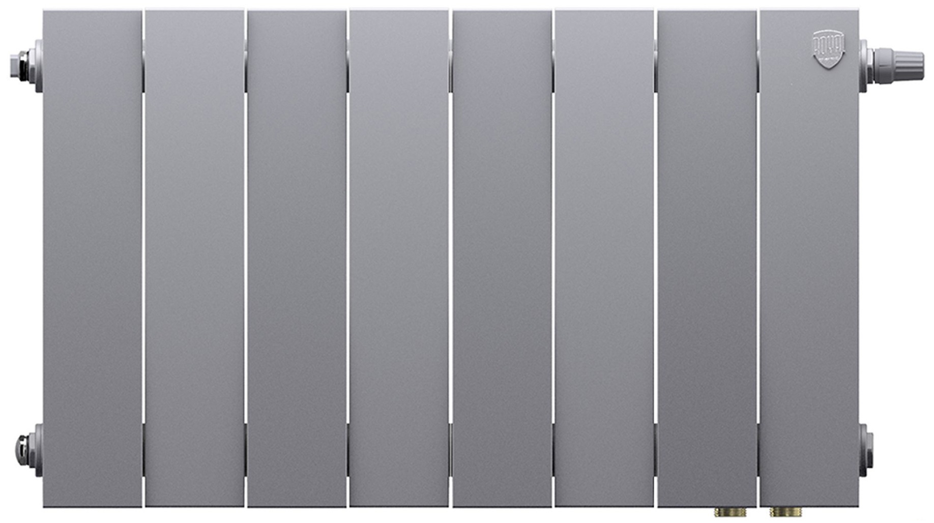 Royal Thermo PianoForte 300 Серебристый VR80 - 8 секц. биметаллический радиатор