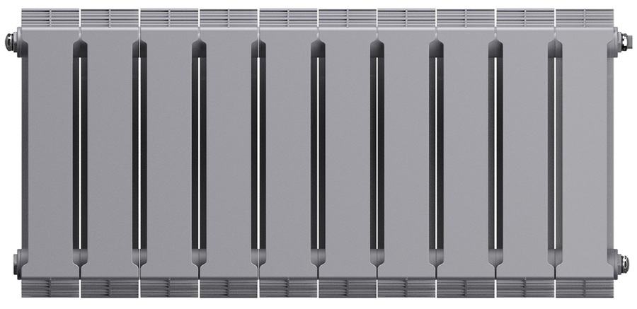 Royal Thermo PianoForte 300 Silver Satin - 10 секц. биметаллический радиатор
