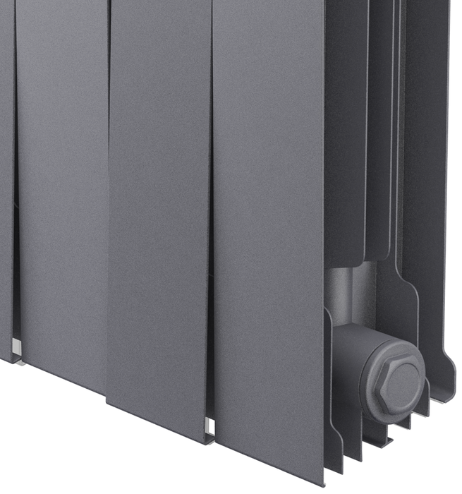 Royal Thermo PianoForte 300 Silver Satin - 10 секц. биметаллический радиатор