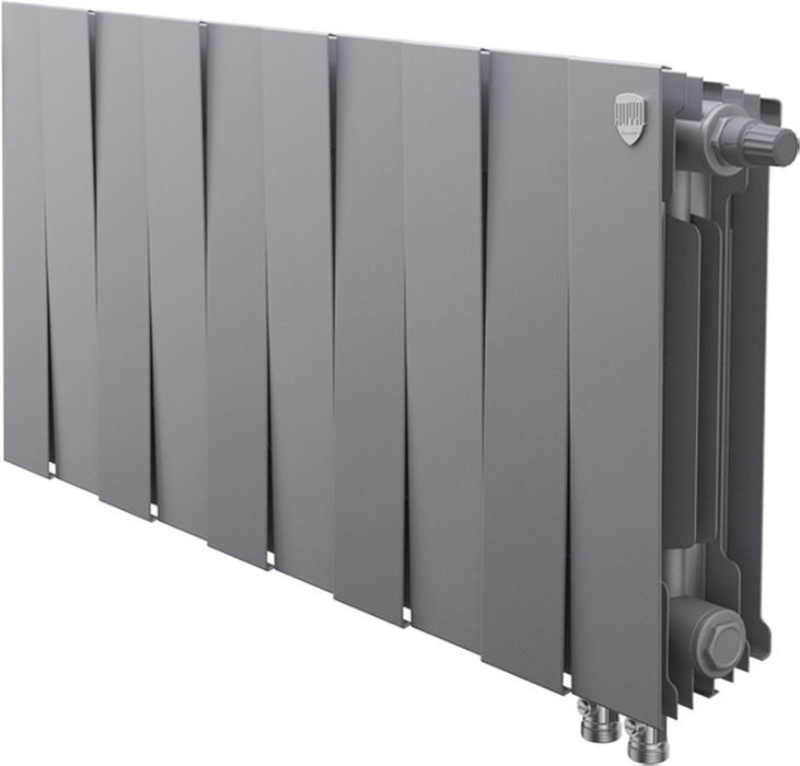 Royal Thermo PianoForte 300 /Silver Satin - 10 секц. VDR биметаллический радиатор