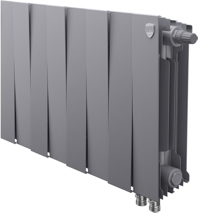Royal Thermo PianoForte 300 /Silver Satin - 8 секц. VDR биметаллический радиатор