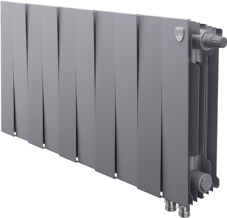 Royal Thermo Pianoforte 300 VD 10 секц. Silver Satin биметаллический радиатор