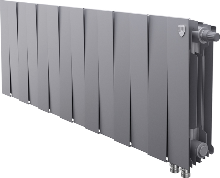 Royal Thermo Pianoforte 300 VD 14 секц. Silver Satin биметаллический радиатор
