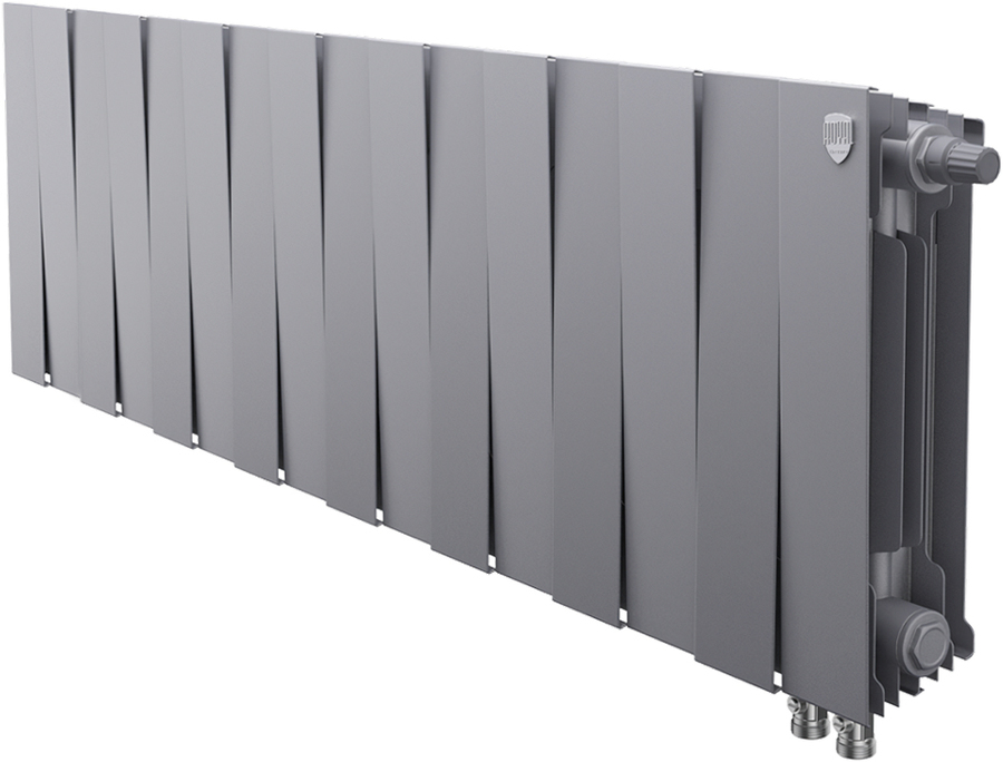 Royal Thermo Pianoforte 300 VD 16 секц. Silver Satin биметаллический радиатор