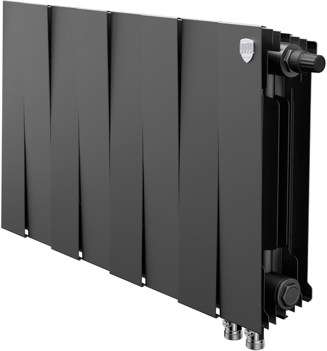 Royal Thermo Pianoforte 300 VD 8 секц. Noir Sable биметаллический радиатор
