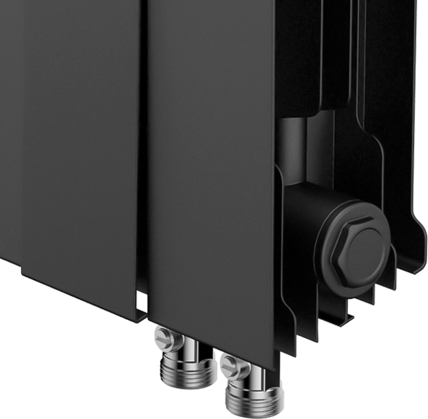 Royal Thermo Pianoforte 300 VD 8 секц. Noir Sable биметаллический радиатор