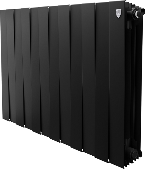 Royal Thermo PianoForte 500 Чёрный - 12 секц. биметаллический радиатор