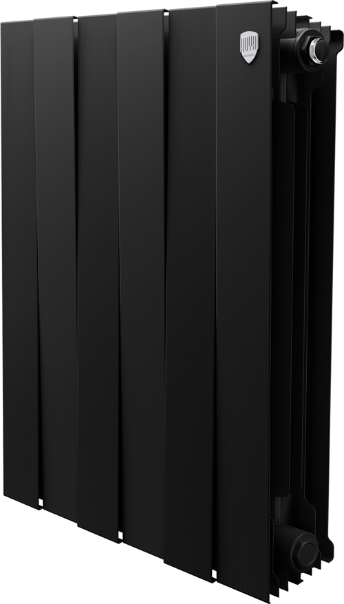 Royal Thermo PianoForte 500 Чёрный - 6 секц. биметаллический радиатор
