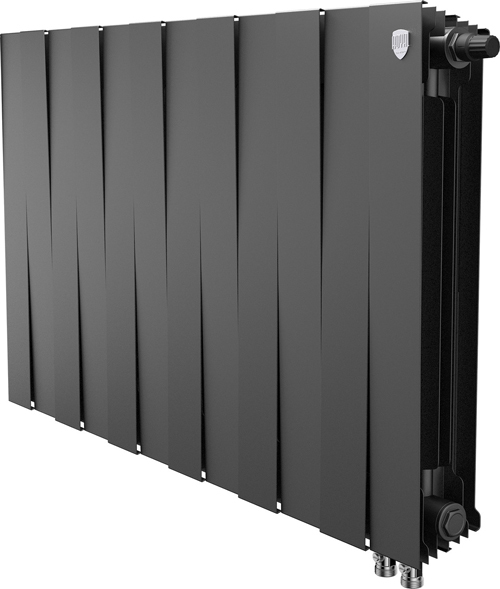 Royal Thermo PianoForte 500 Чёрный VR80 - 12 секц. биметаллический радиатор
