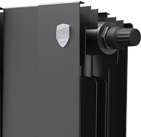 Royal Thermo PianoForte 500 Чёрный VR80 - 12 секц. биметаллический радиатор
