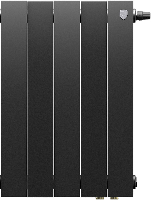 Royal Thermo PianoForte 500 Чёрный VR80 - 4 секц. биметаллический радиатор