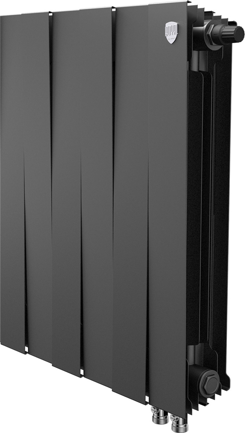 Royal Thermo PianoForte 500 Чёрный VR80 - 6 секц. биметаллический радиатор