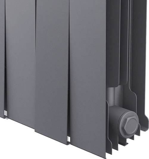 Royal Thermo PianoForte 500 Серебристый - 12 секц. биметаллический радиатор