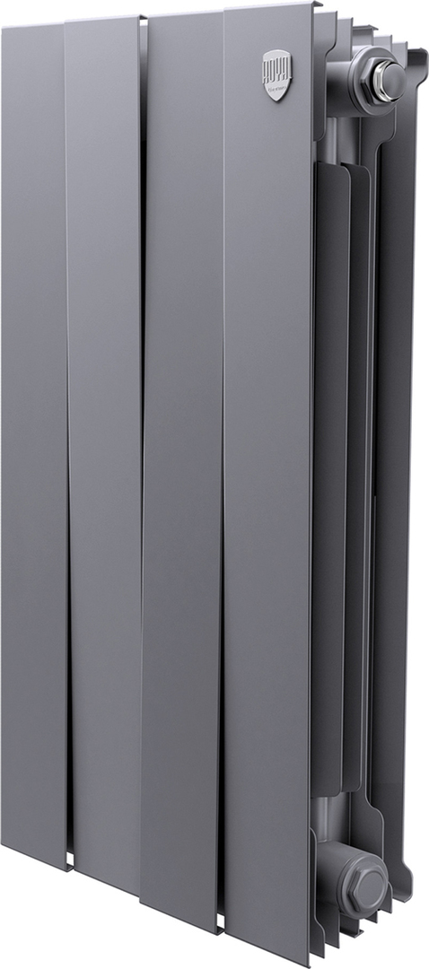 Royal Thermo PianoForte 500 Серебристый - 4 секц. биметаллический радиатор