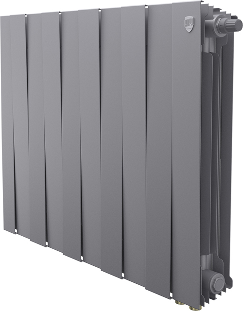 Royal Thermo PianoForte 500 Серебристый VR80 - 10 секц. биметаллический радиатор