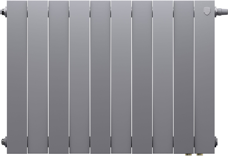 Royal Thermo PianoForte 500 Серебристый VR80 - 10 секц. биметаллический радиатор