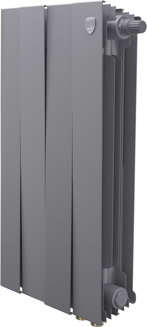 Royal Thermo PianoForte 500 Серебристый VR80 - 4 секц. биметаллический радиатор