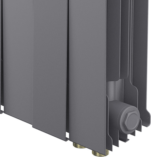 Royal Thermo PianoForte 500 Серебристый VR80 - 4 секц. биметаллический радиатор
