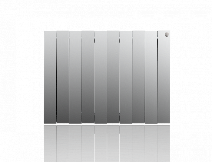 Royal Thermo Pianoforte 500 VD 10 секц. Silver Satin биметаллический радиатор