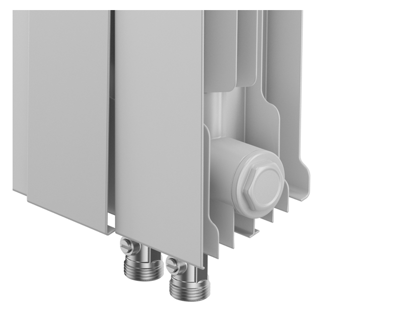 Royal Thermo Pianoforte 500 VDR 12 секц. Bianco Traffico биметаллический радиатор