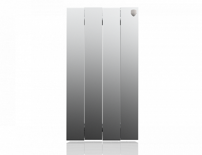 Royal Thermo Pianoforte 500 VD 4 секц. Silver Satin биметаллический радиатор