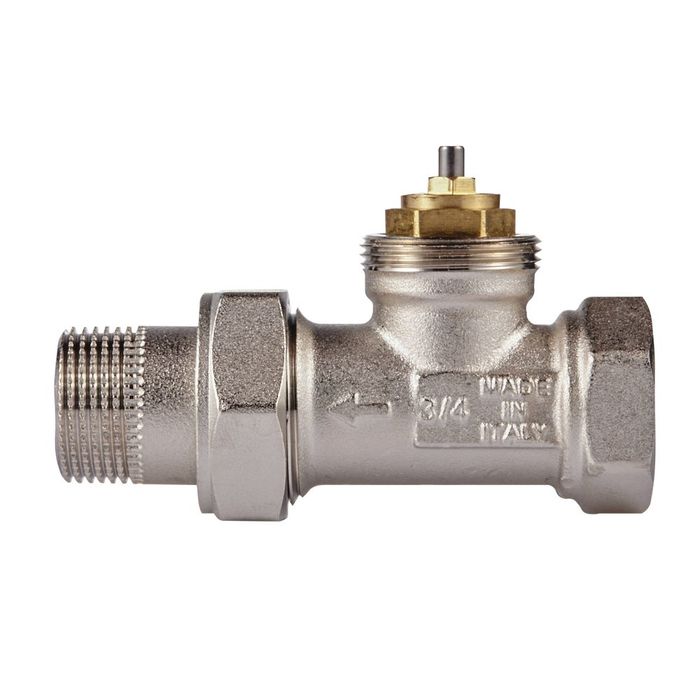 Royal Thermo прямой М30х1,5 3/4" (никель) набор термостатический