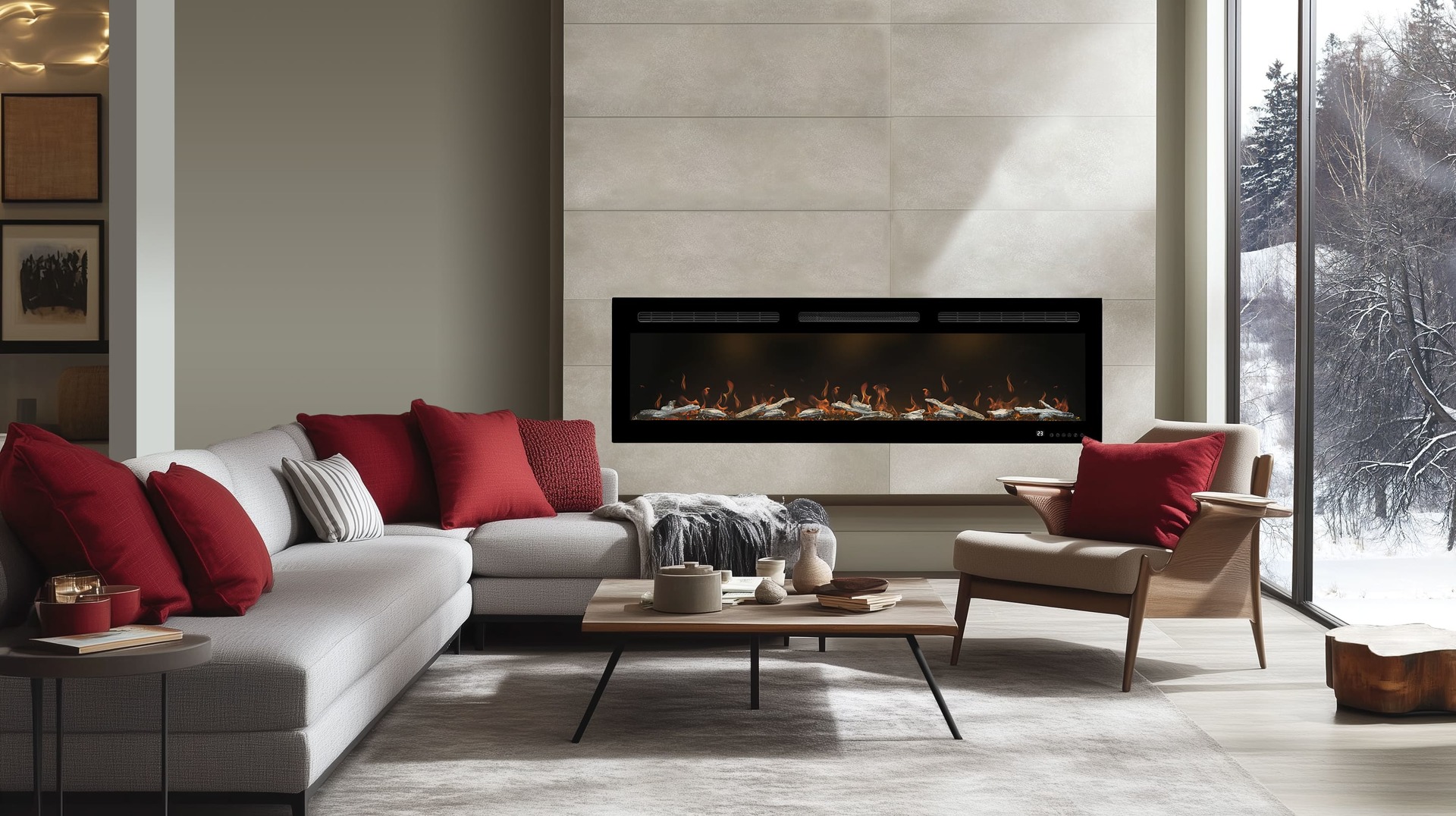 Royal Thermo RTFP/W-Allira 60LS широкий очаг 2D