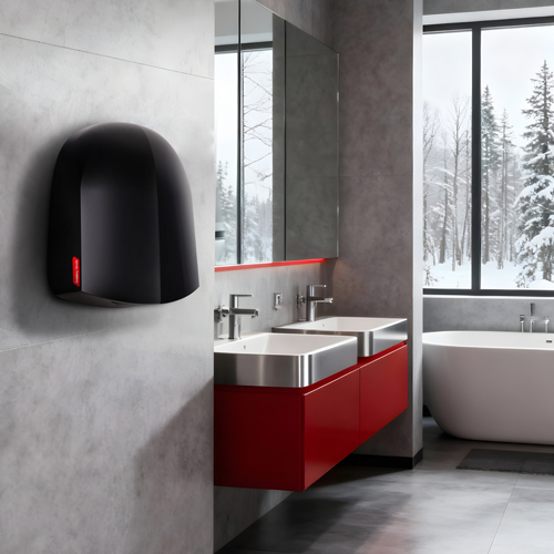 Royal Thermo RTHD-1100 Black пластиковая сушилка для рук
