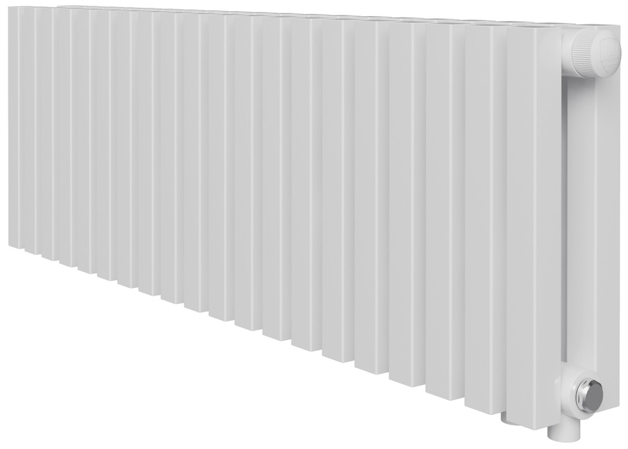 Royal Thermo Shift Q30 VC2030 - 20 секц. RAL9016, нижнее 1/2 радиатор отопления