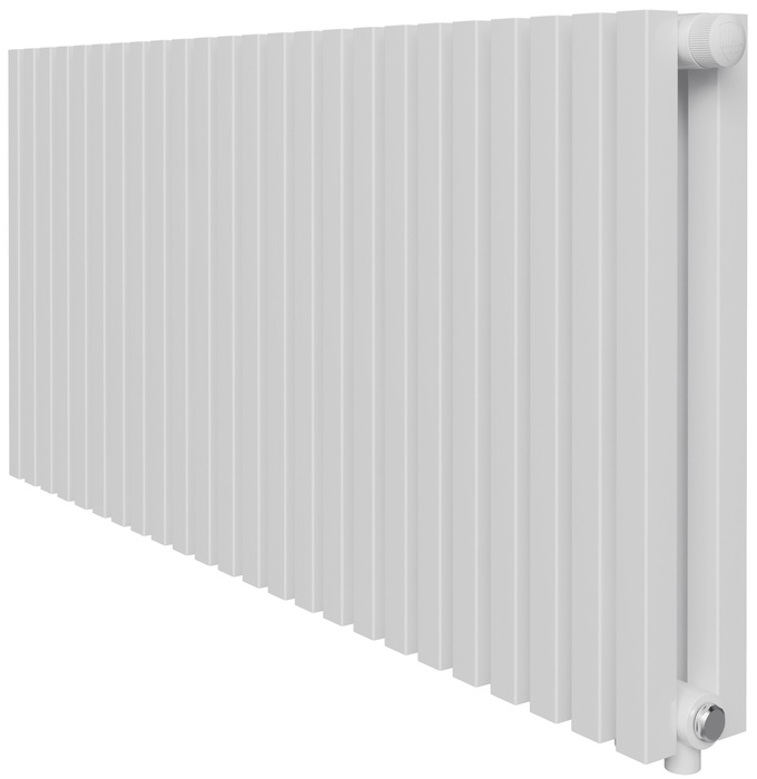 Royal Thermo Shift Q30 VC2050 - 20 секц. RAL9016, нижнее 1/2 радиатор отопления