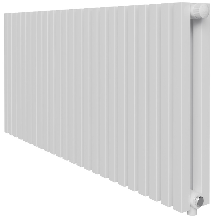 Royal Thermo Shift Q30 VC2050 - 24 секц. RAL9016, нижнее 1/2 радиатор отопления