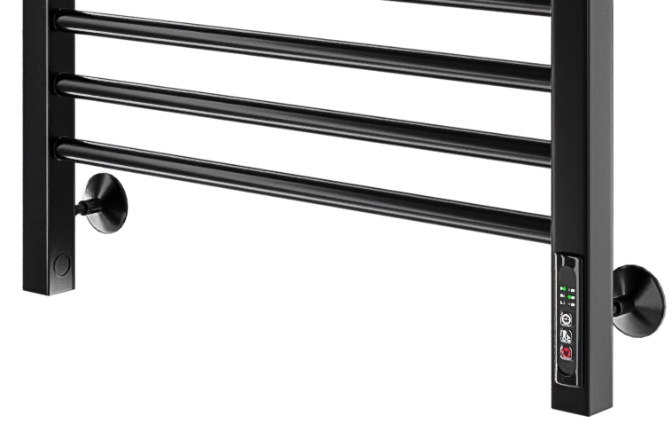 Royal Thermo Stato black П15 500х1000 электро (встроен. диммер) электрический полотенцесушитель лесенка