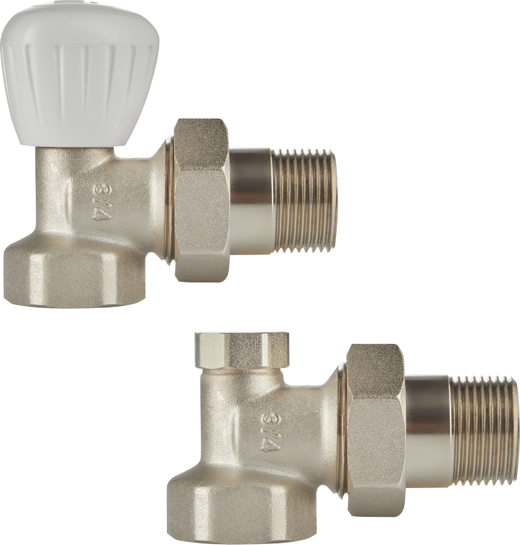 Royal Thermo угловой 3/4&rdquo; (никель) набор ручной регулировки