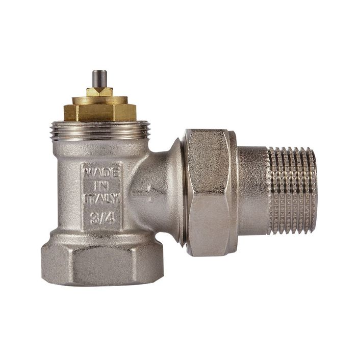 Royal Thermo угловой М30х1,5 3/4" (никель) набор термостатический