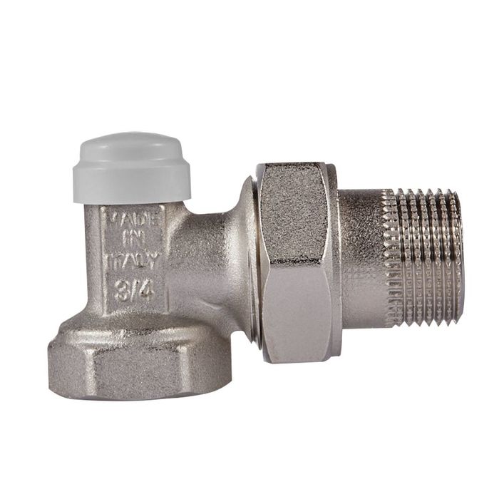 Royal Thermo угловой М30х1,5 3/4" (никель) набор термостатический