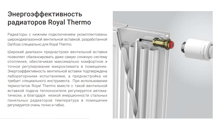 Royal Thermo VENTIL COMPACT 21-500-800 стальной панельный радиатор Тип 21