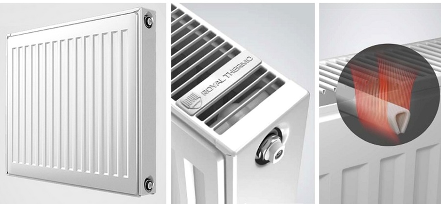 Royal Thermo VENTIL COMPACT VC11-450-800 RAL9016 стальной панельный радиатор Тип 11