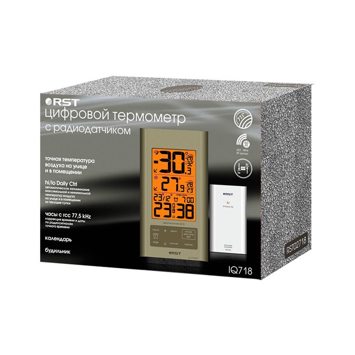 Rst 02718 беспроводной профессиональный термометр