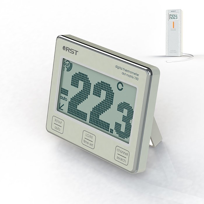 Rst 02780 электронный фасадный термометр
