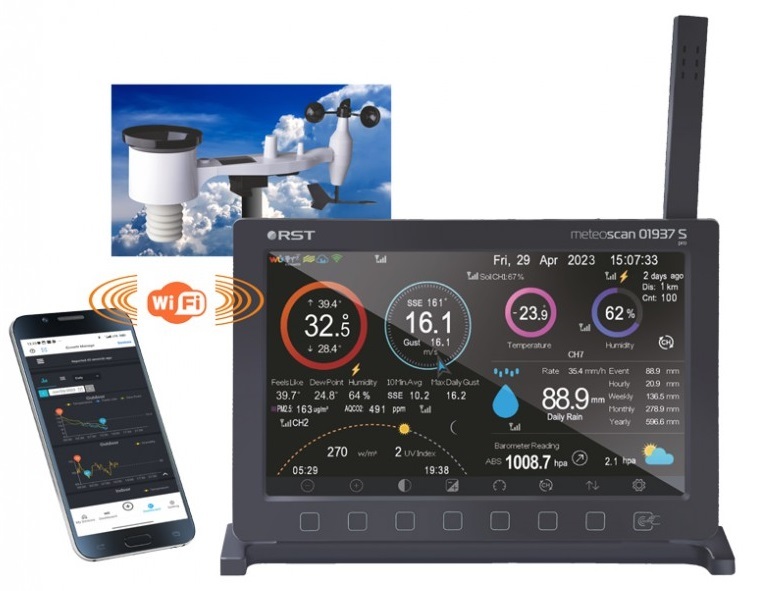 Rst Meteoscan 937S PRO цифровая метеостанция