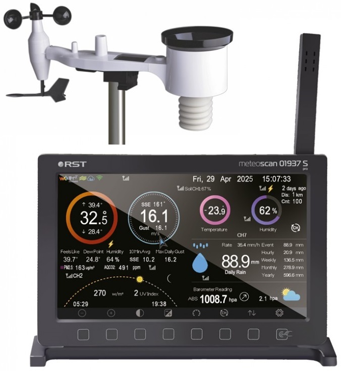 Rst Meteoscan 937S PRO цифровая метеостанция