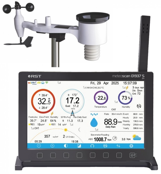 Rst Meteoscan 937S PRO цифровая метеостанция