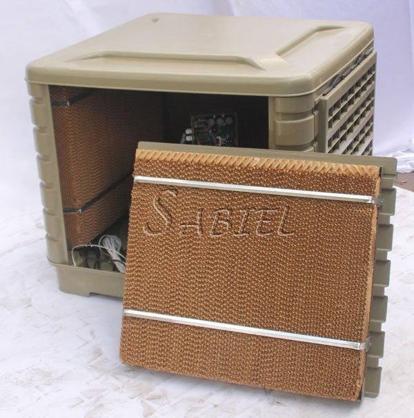 Sabiel D180AL_MODBUS стационарный охладитель-увлажнитель с нижней подачей, LED пультом, гигростатом, контроллером MODBUS